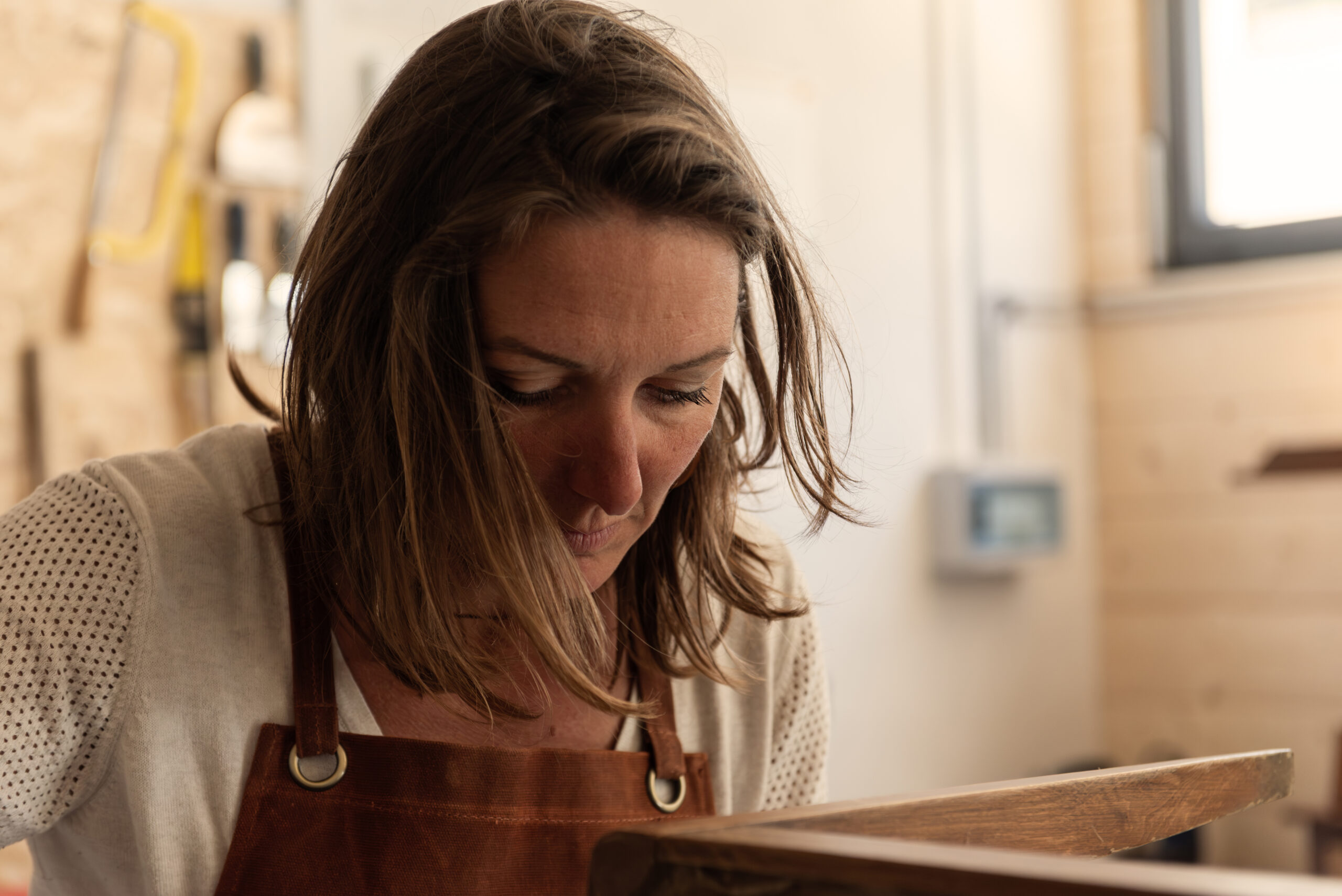 Leslie en atelier Leslie en atelier